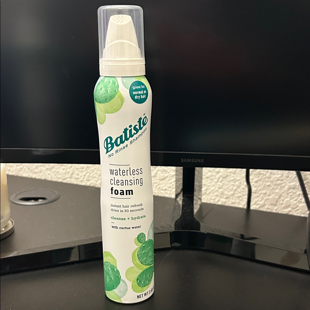 Batiste Waterless Cleansing Foam with Cactus Water - 3.60 Oz